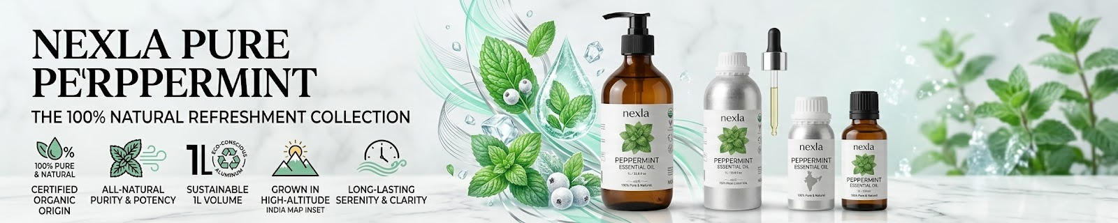 Peppermint Essential Oil – 100% Pure & Natural